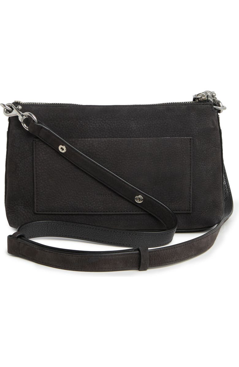 Rebecca Minkoff Darren Top Zip Leather Crossbody Bag, Alternate, color,