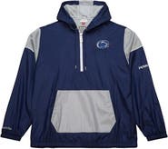 Mitchell & Ness Men's Mitchell & Ness Navy Penn State Nittany Lions Team 3.0 Anorak Half-Zip Hoodie