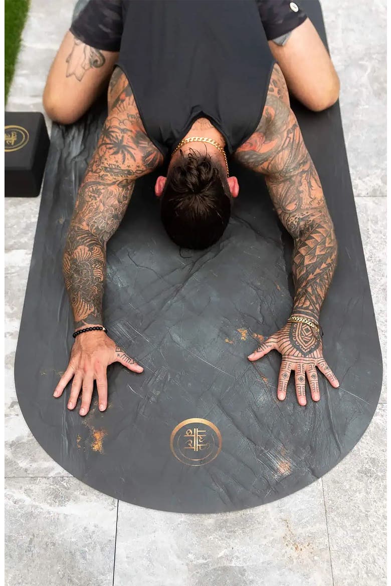 Athlete - Yoga /Pilates Mat - Coconut PU - For an Unheated Flow, Alternate, color, Slate