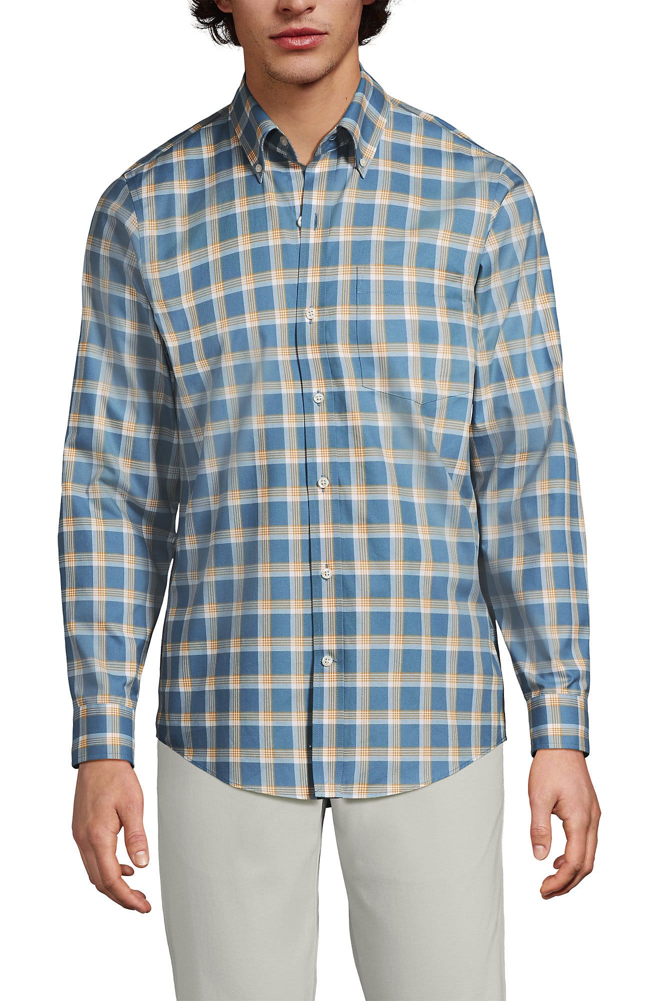 Soft Peacock Plaid