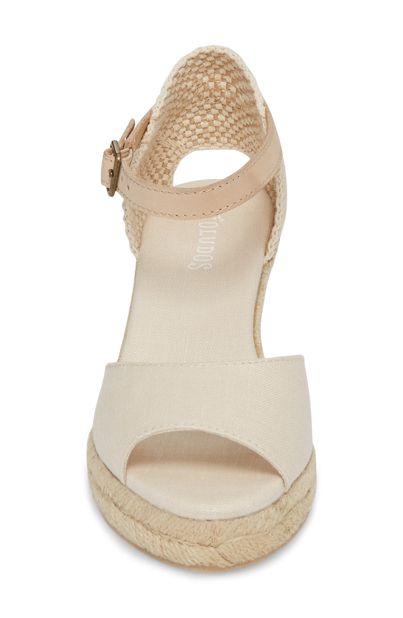 Espadrille Wedge Sandal, Alternate, color, BLUSH FABRIC