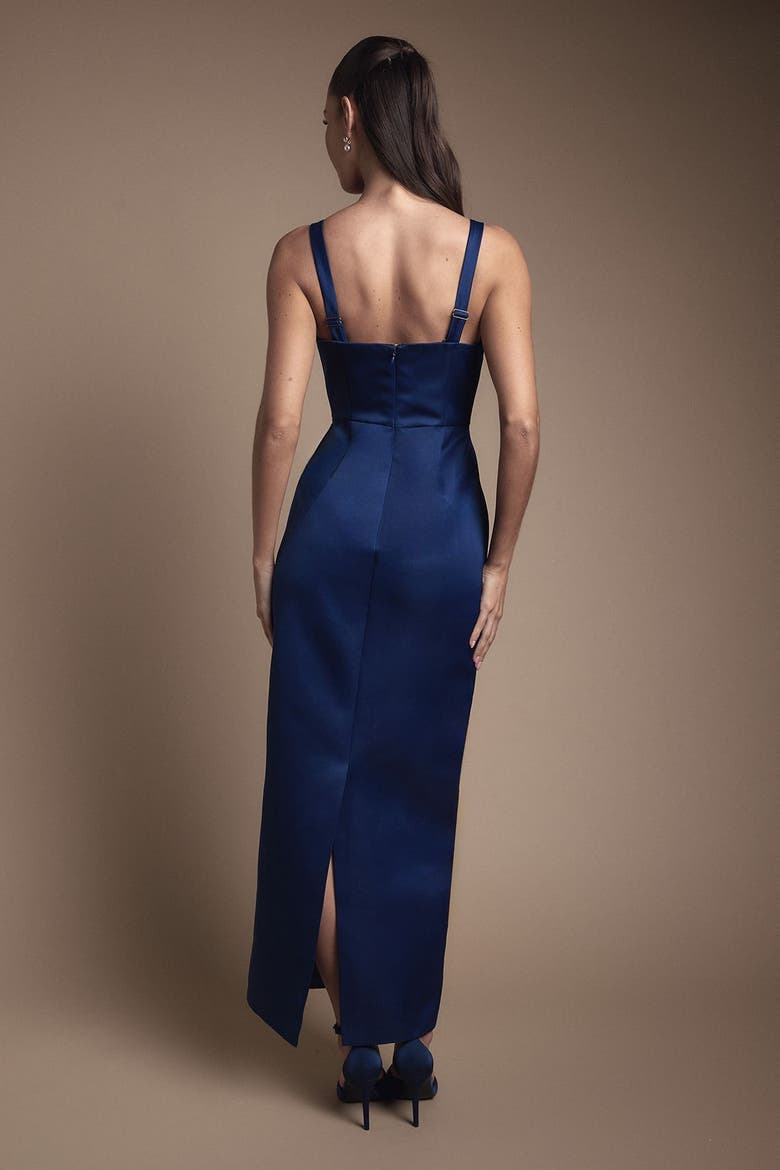 Sweetheart Maxi Dress, Alternate, color, Navy