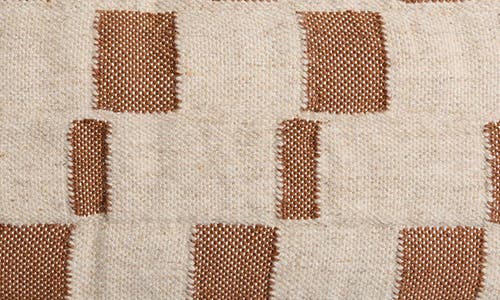 Parachute Modern Check Wool Blend Lumbar Pillow Cover In Brown