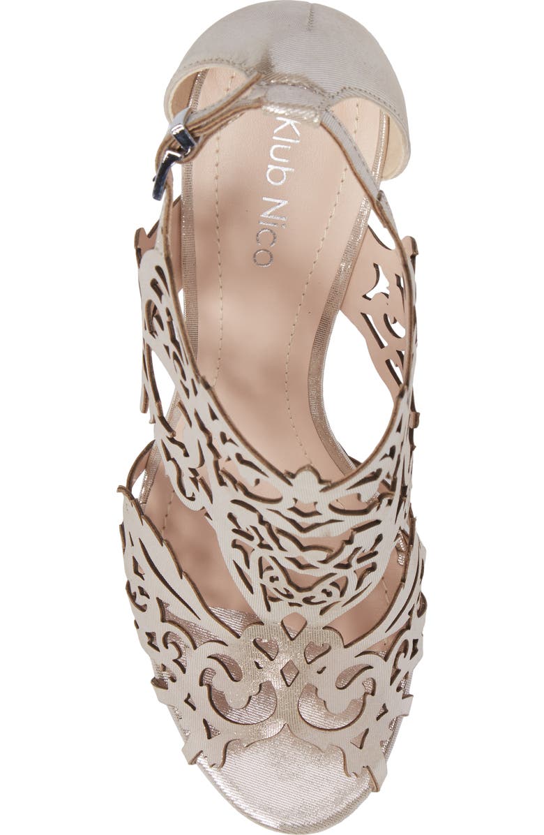 Klub Nico Marcela 3 Laser Cutout Sandal, Alternate, color,