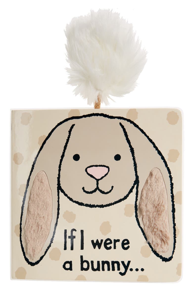 'If I Were A Bunny' Board Book, Main, color, GREY