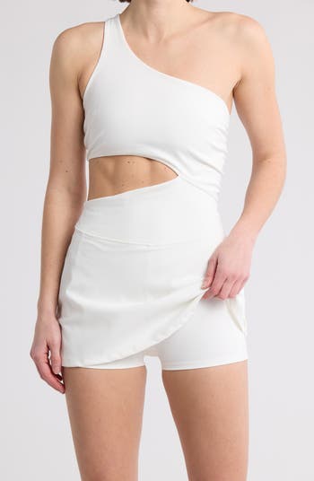 Transcend Limits One-Shoulder Skortsie Dress
