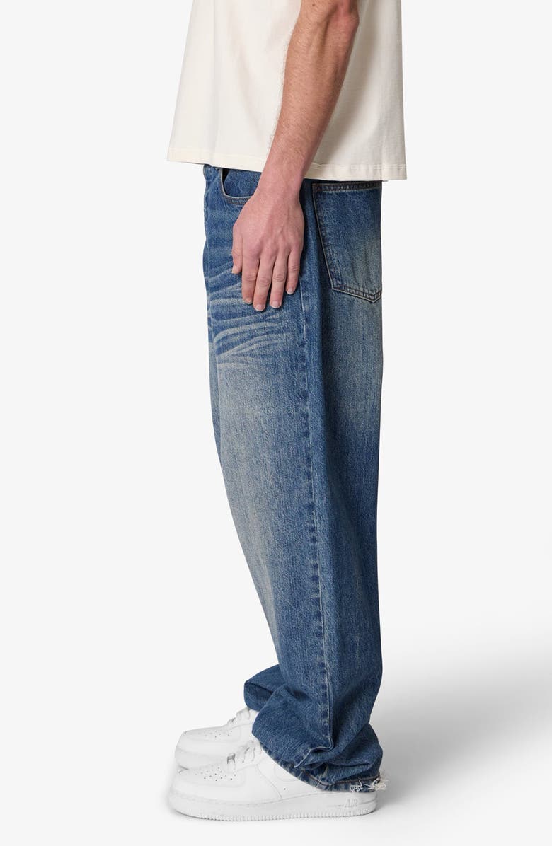 mnml Whiskered Ultra Baggy Jeans, Alternate, color, 