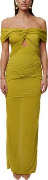 JLUXLABEL Alessandra Off Shoulder Maxi Dress