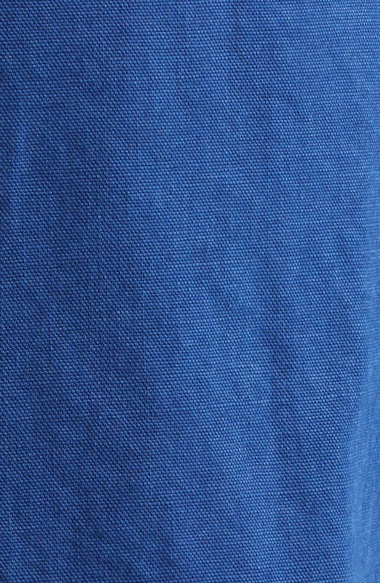 Max Mara Calao Cape Effect Cotton Denim Trench Coat, Alternate, color,