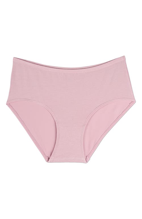 Memoi Stretch Modal 3-pack Briefs In Pink