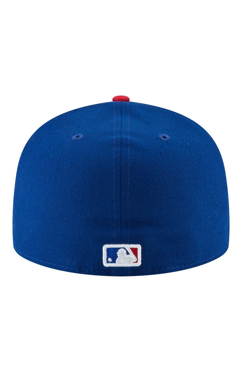 New Era Men's New Era Royal Chicago Cubs 150th Anniversary 59FIFTY Fitted Hat, Alternate, color, Royal