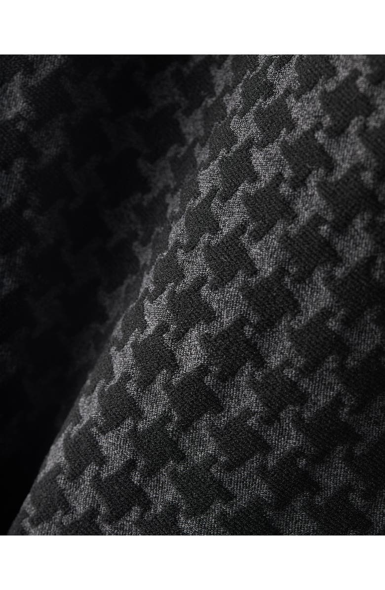 Rhone Houndstooth Check Leggings, Alternate, color, Pure Black Houndstooth