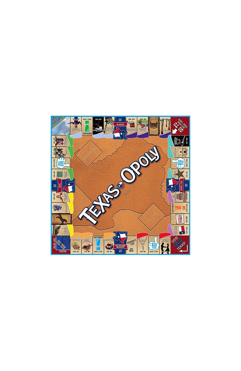 Late for the Sky Texasopoly Monopoly Board Game, Alternate, color, Multicolored