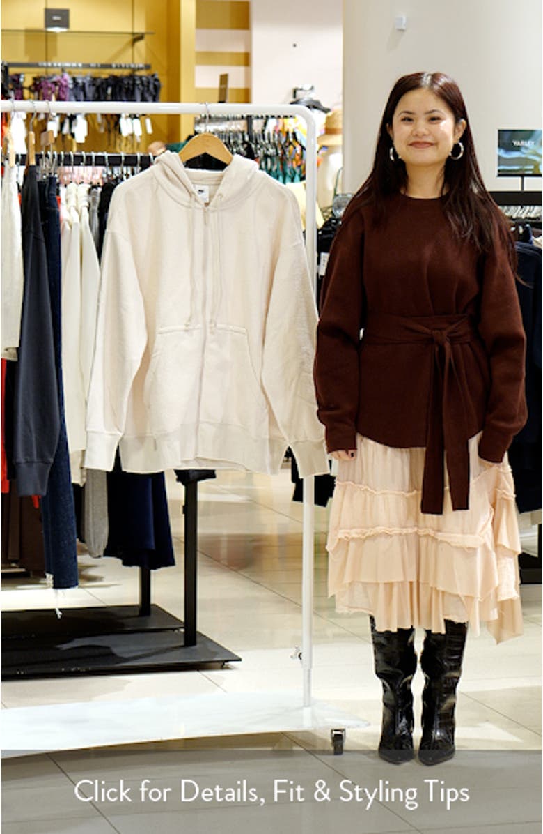 Phoenix Oversize Plush Fleece Full Zip Hoodie, sales video thumbnail