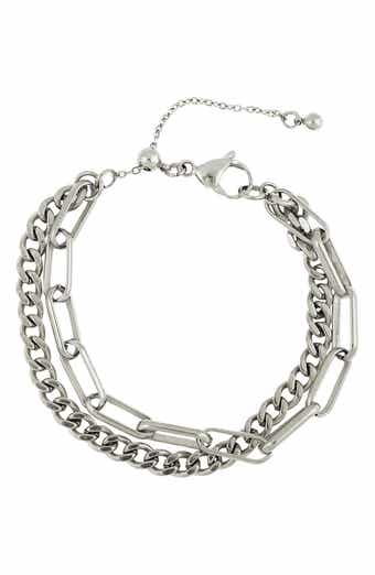 Layered Paperclip Bracelet