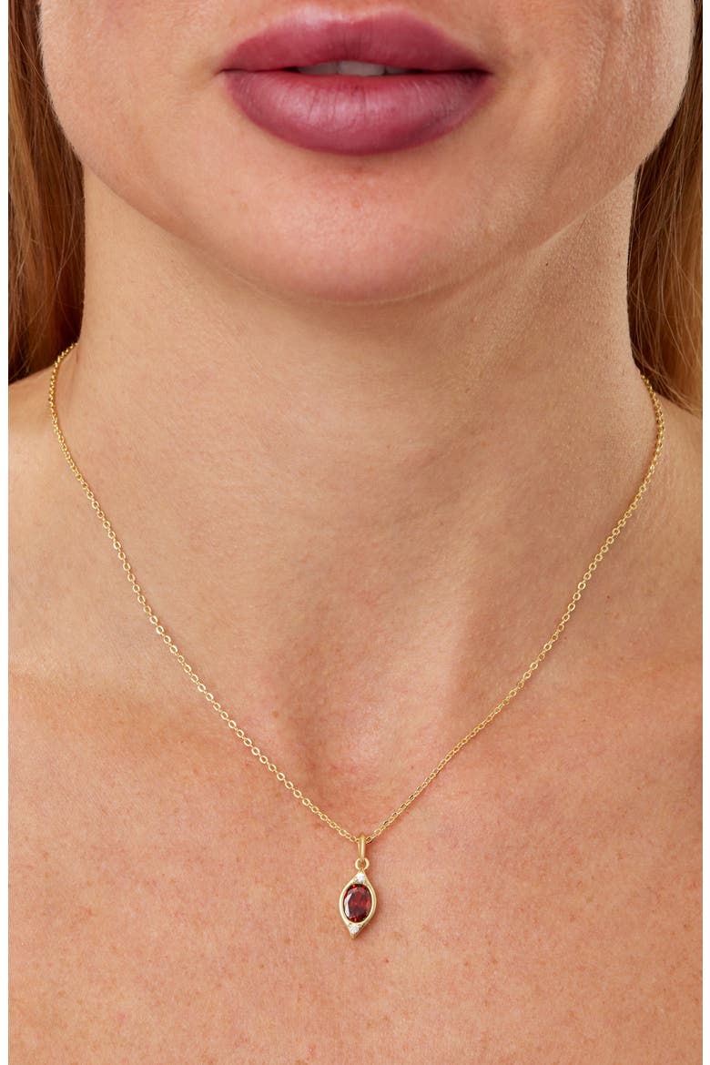 Pendant Necklace, Alternate, color, JANUARY