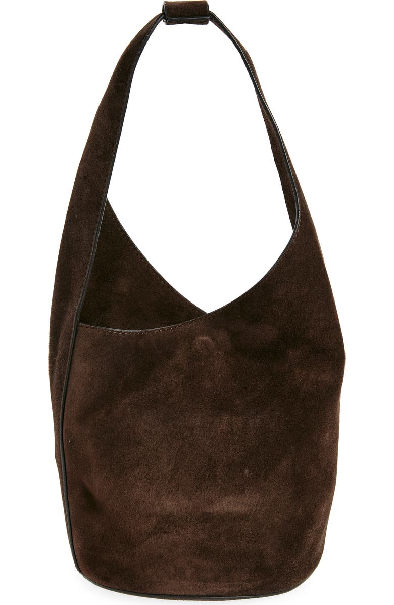 Reformation Small Silvana Bucket Bag, Alternate, color, Boss Suede
