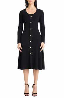 Maggy London Long Sleeve Sweater Dress