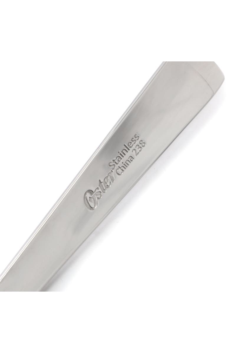 OSTER Eastleigh 6 Piece Stainless Steel Hostess Set with Mirror Polish Finish, Alternate, color, Metallic Silver