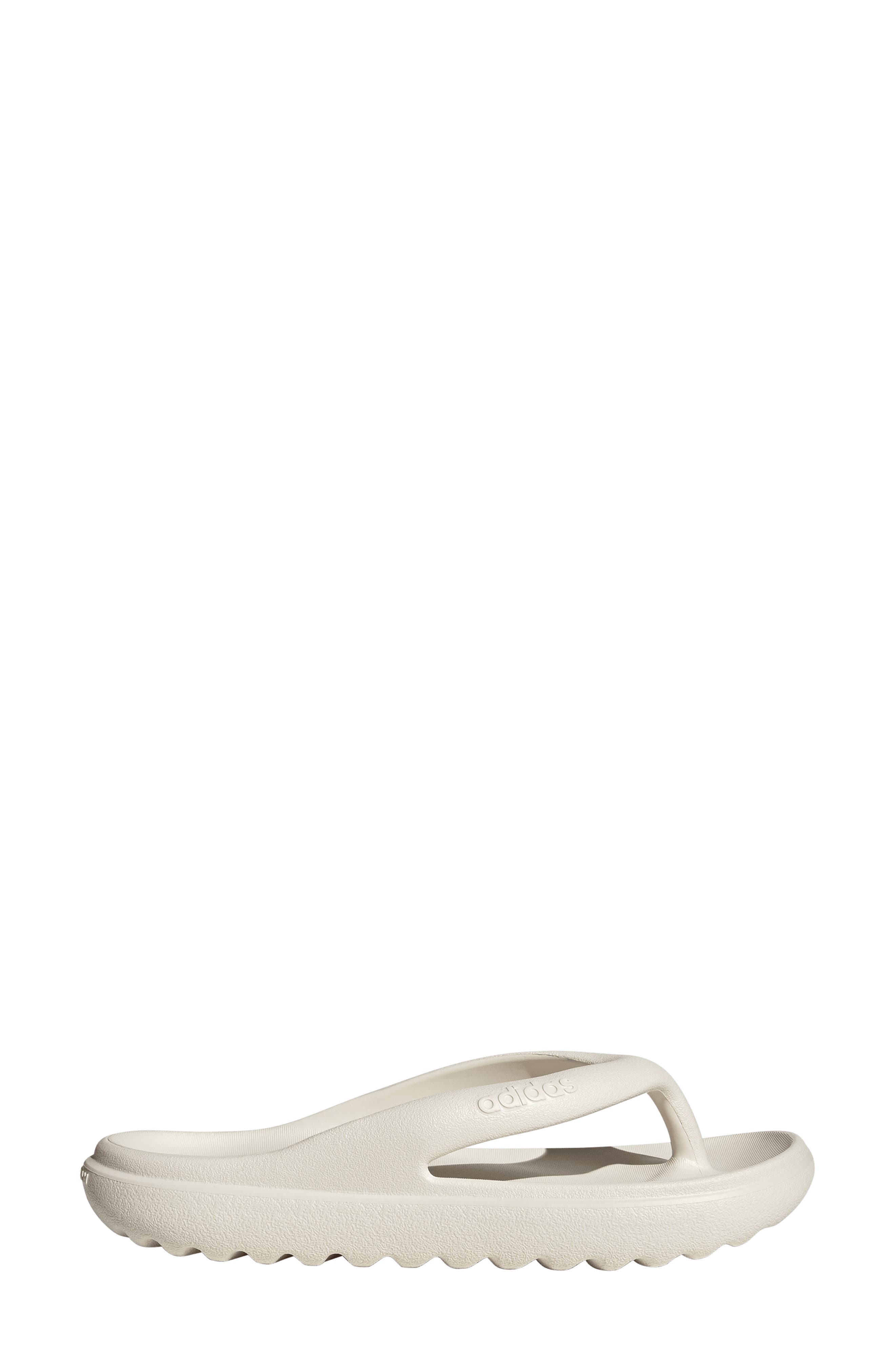 Adilette Lumia Flip Flop, Alternate, color, OFF WHITE/ OFF WHITE/ WHITE