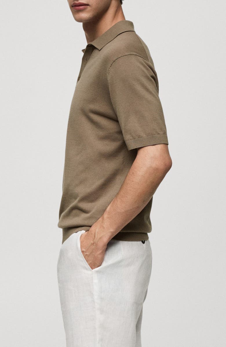 MANGO Cotton Piqué Polo, Alternate, color, 