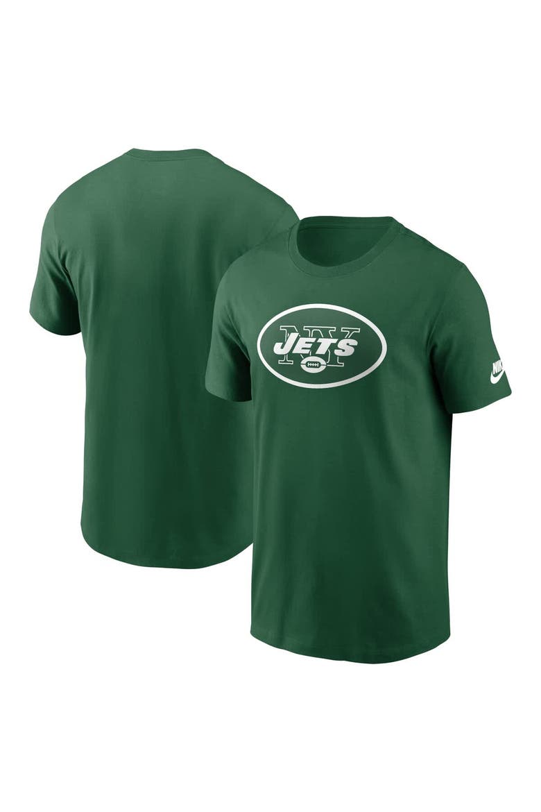 Men's Nike Kelly Green New York Jets Rewind Logo Essential T-Shirt, Main, color, Green
