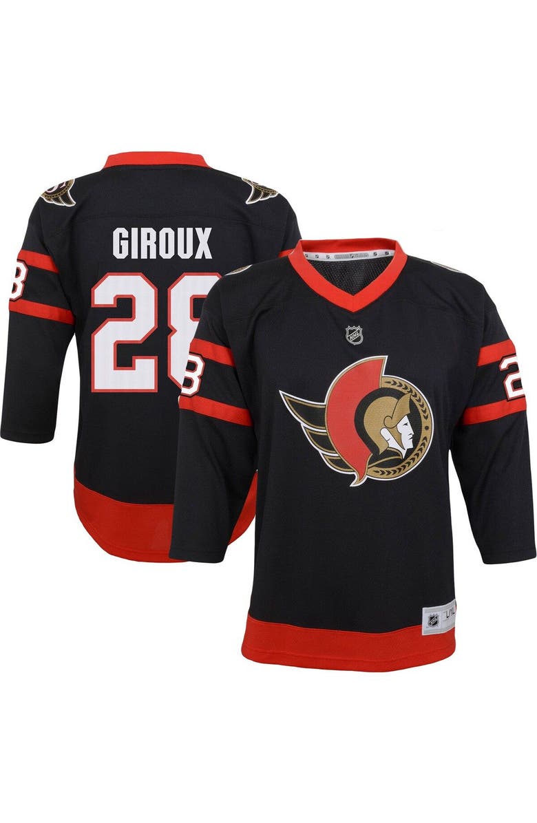Outerstuff Youth Claude Giroux Black Ottawa Senators Replica Player Jersey, Main, color, Black