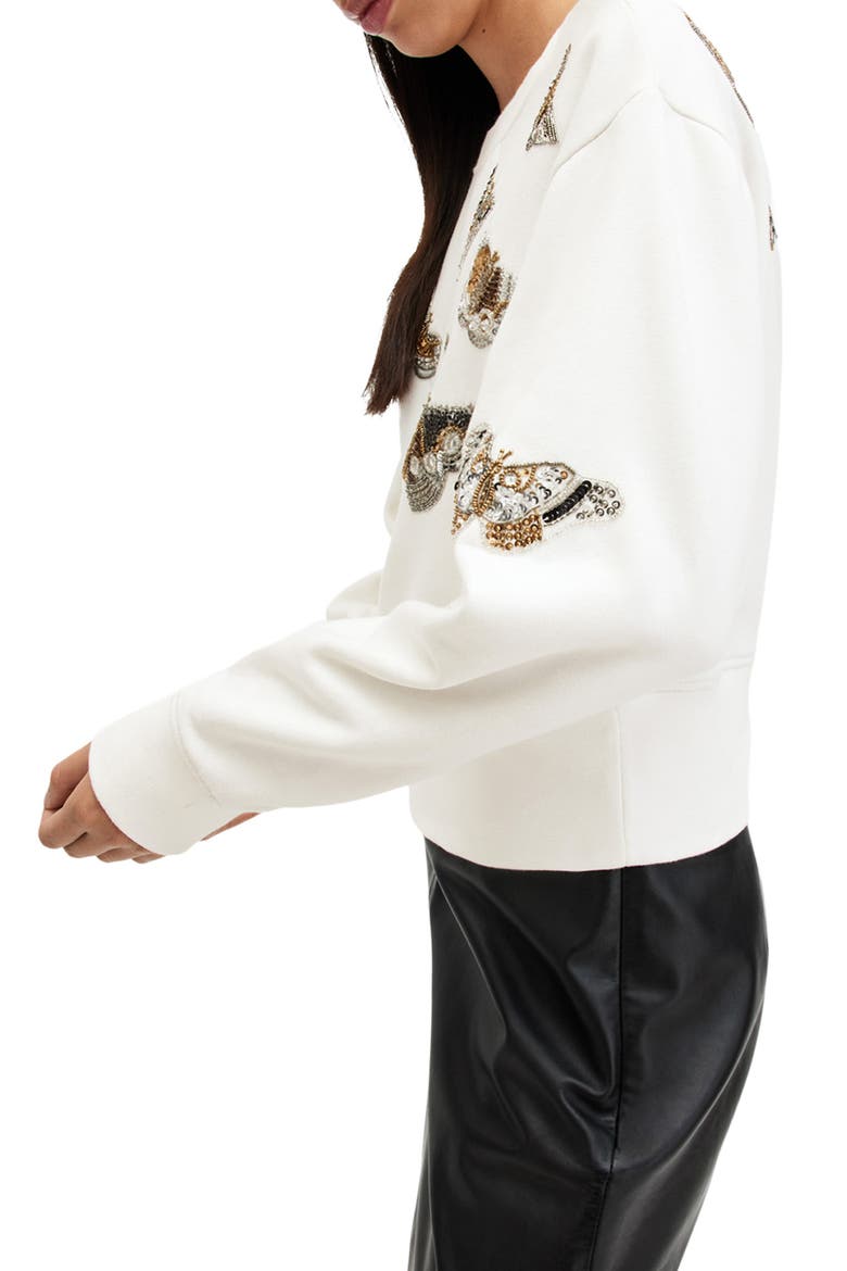 Separo Diana Sweatshirt, Alternate, color, CHALK WHITE