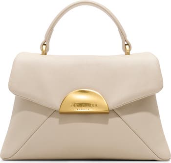 Poppy Moon Leather Top Handle Bag