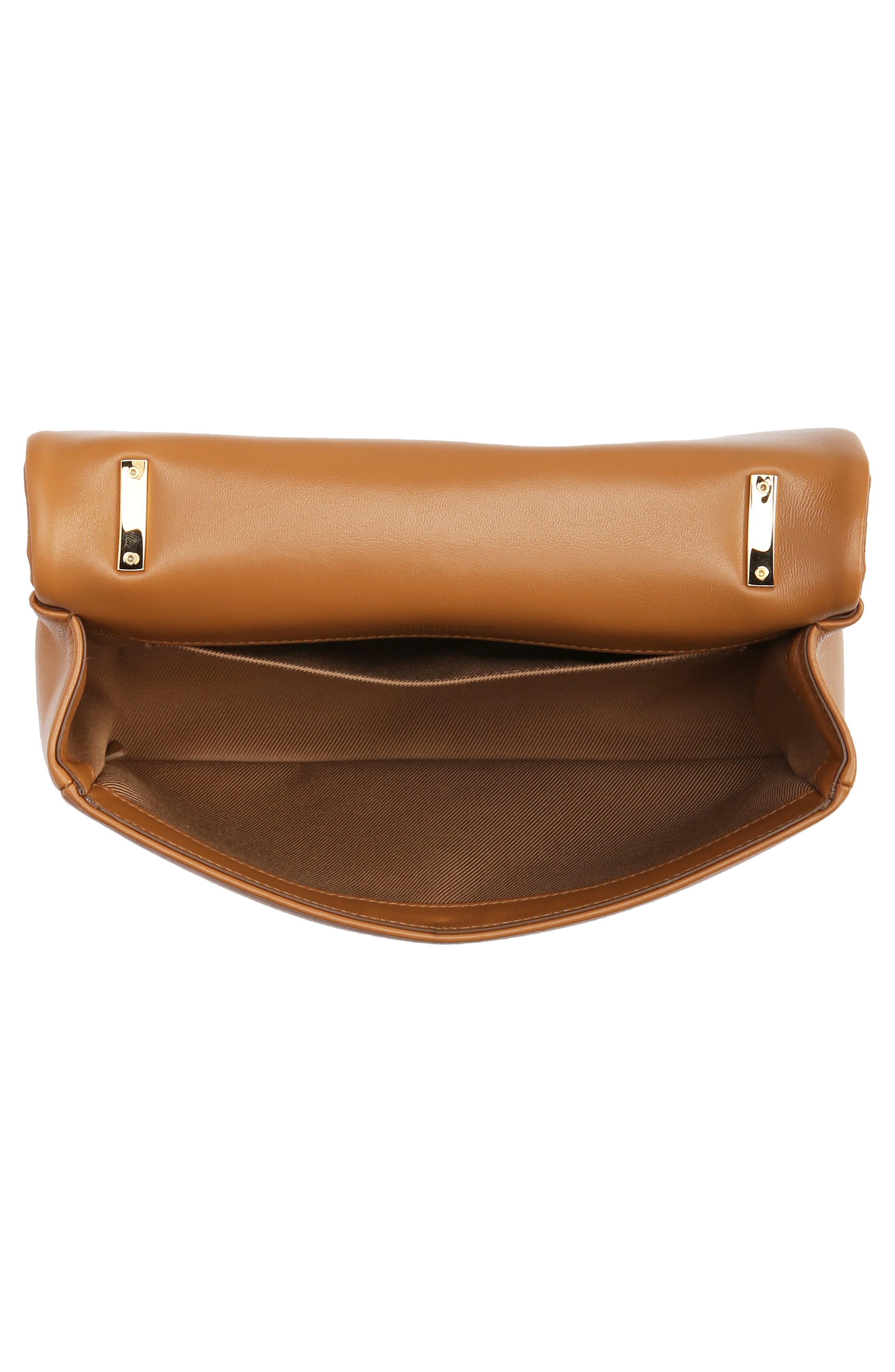 Small Lola TB Quilted Leather Shoulder Bag, Alternate, color, MARPLE BROWN