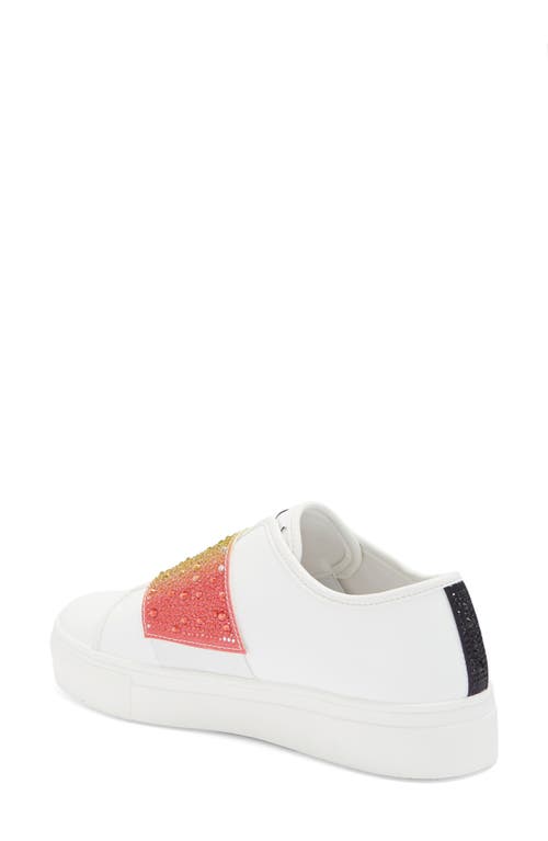 KARL LAGERFELD KARL LAGERFELD PARIS REMMY RHINESTONE SLIP-ON SNEAKER