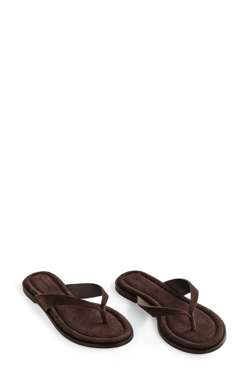 Reformation Jessie Flip Flop In Brown