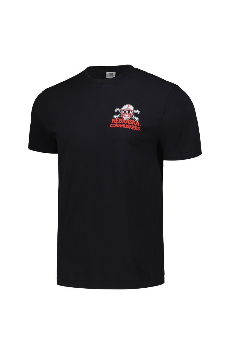 IMAGE ONE Unisex Black Nebraska Huskers Hyper Local Throw the Bones T-Shirt, Alternate, color, Black