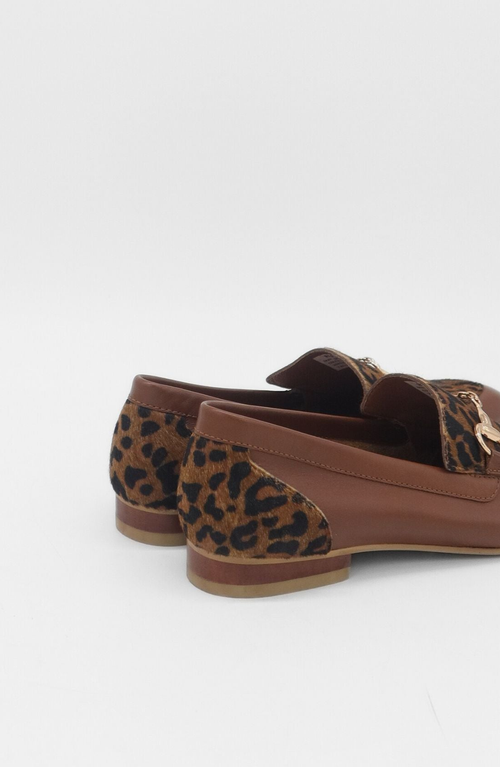 Stivali New York Natural Leather Loafers In Brown