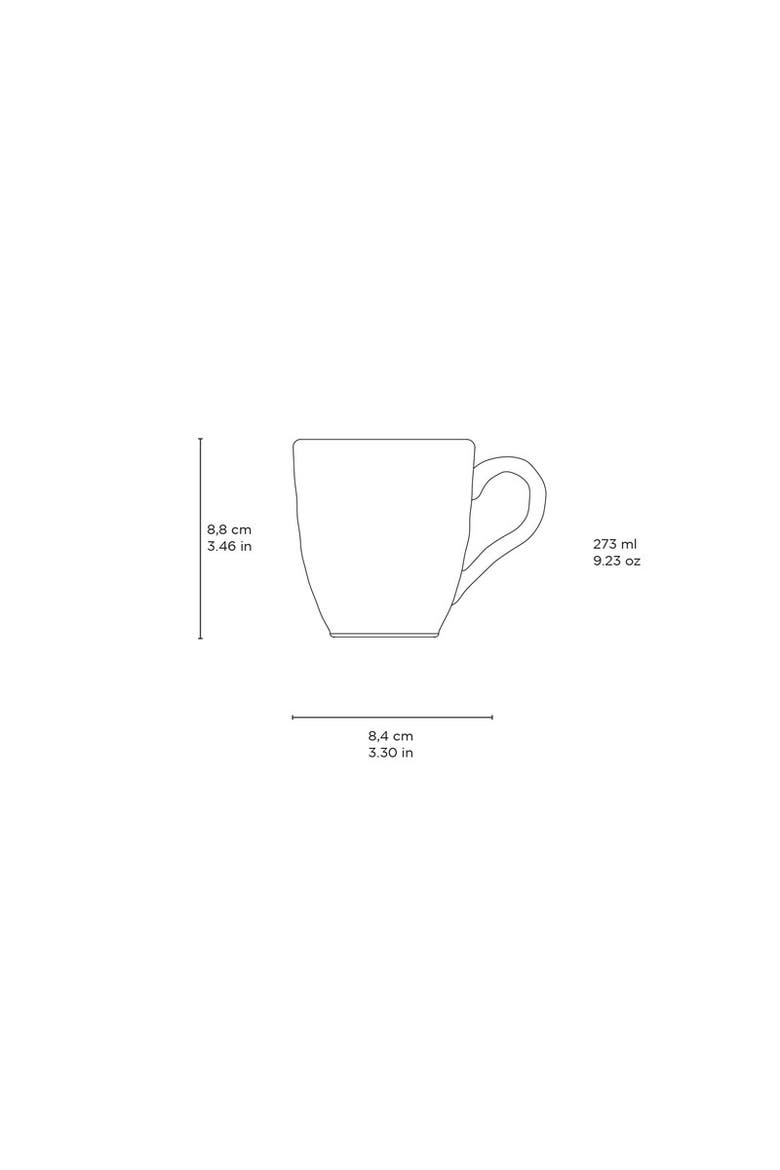Organic Mug Set of 4, Alternate, color, Dijon