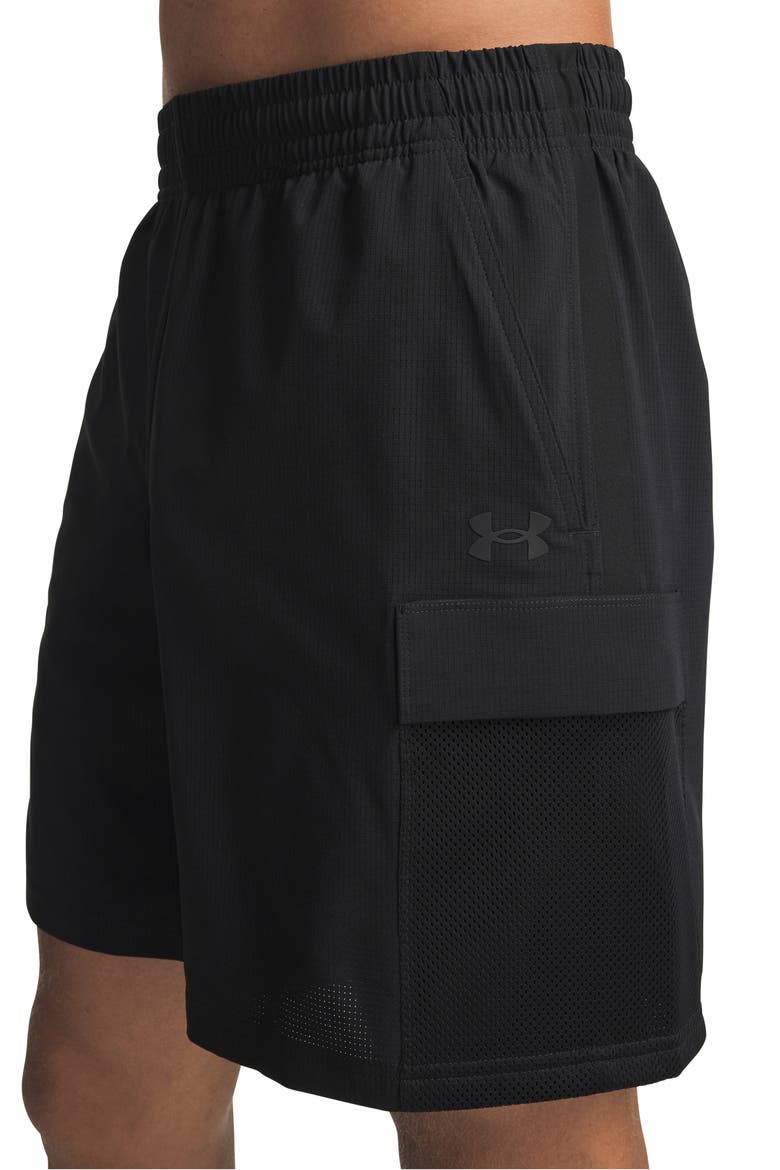 Unstoppable Airvent Cargo Shorts, Alternate, color, BLACK