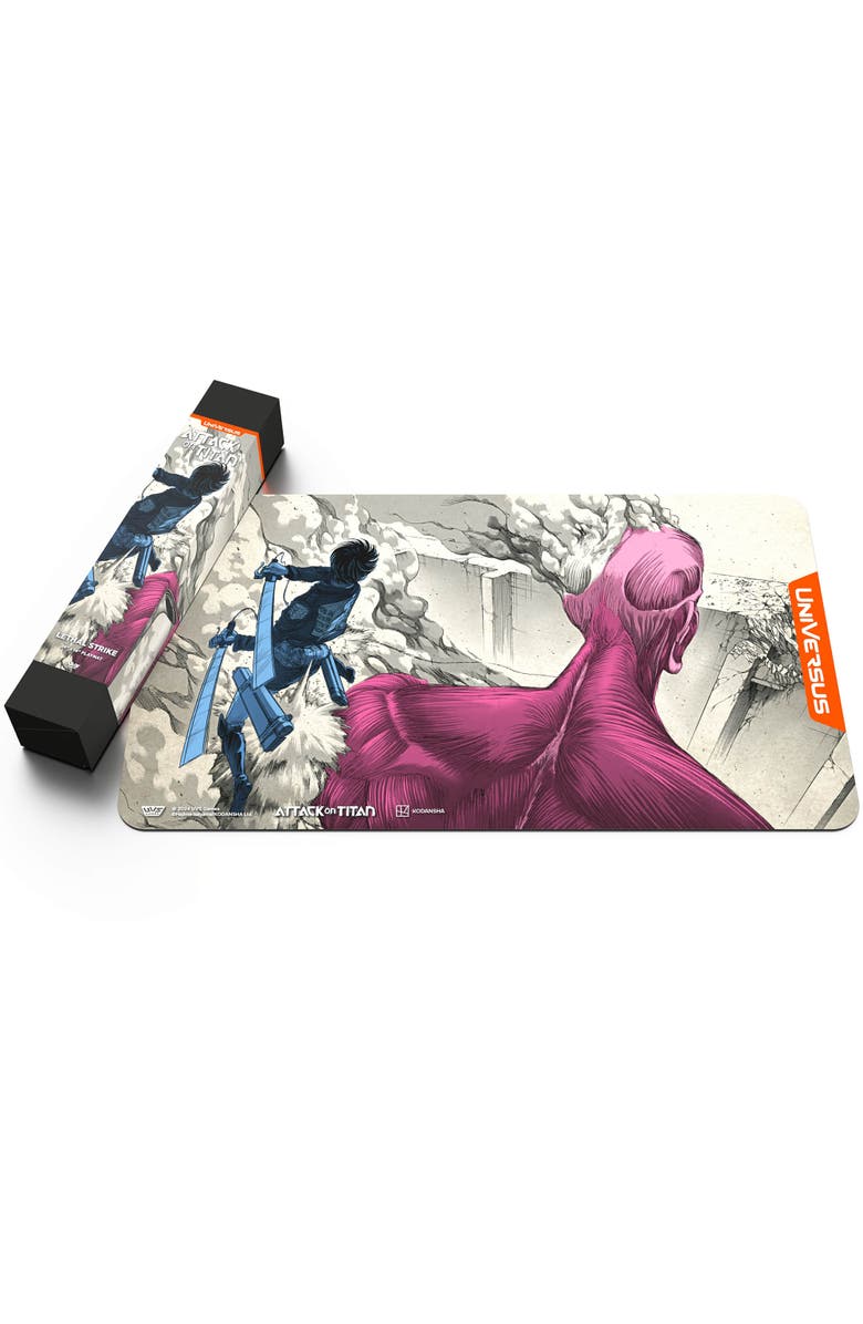 UniVersus Attack On Titan Origins Of Power Lethal Strike Playmat, Alternate, color, Multicolored