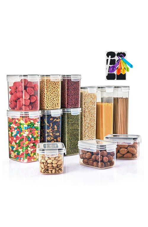 Sorbus 12-piece Airtight Food Containers In Transparent
