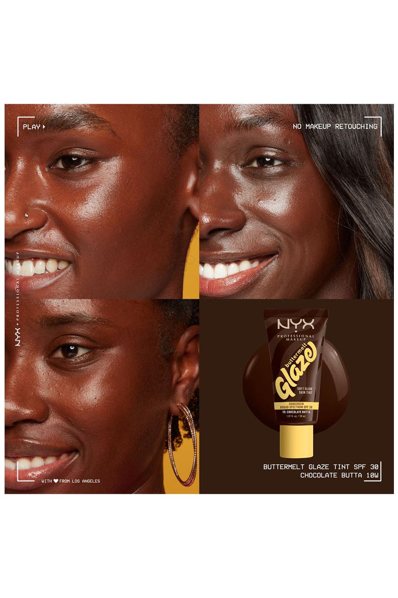 Buttermelt Glaze Soft Glow Skin Tint SPF 30, Alternate, color, CHOCOLATE BUTTA