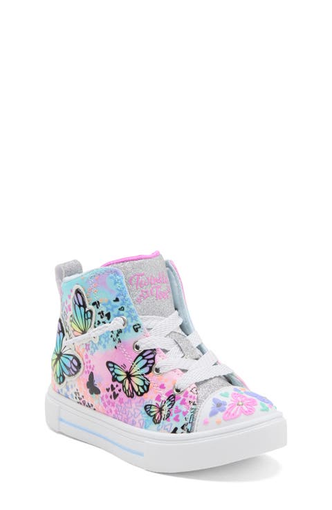 Kids' Twinkle Toes Twinkle Sparks Flutter Daydream High Top Sneaker