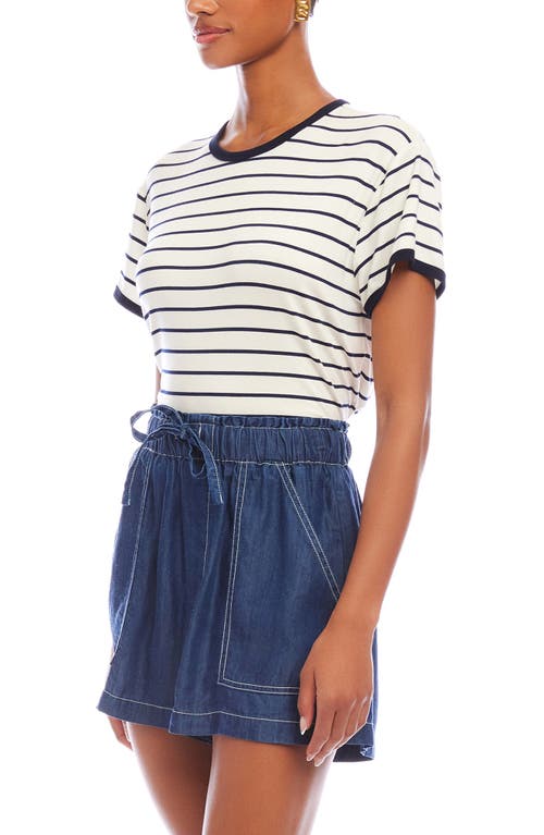 Fifteen Twenty Carreen Drawstring Shorts In Indigo