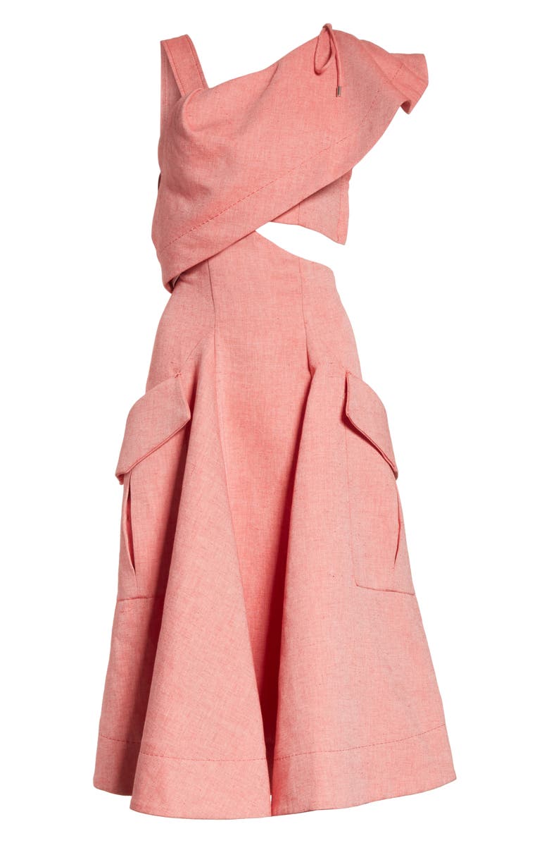 Carven Robe Genou Dress, Alternate, color, 