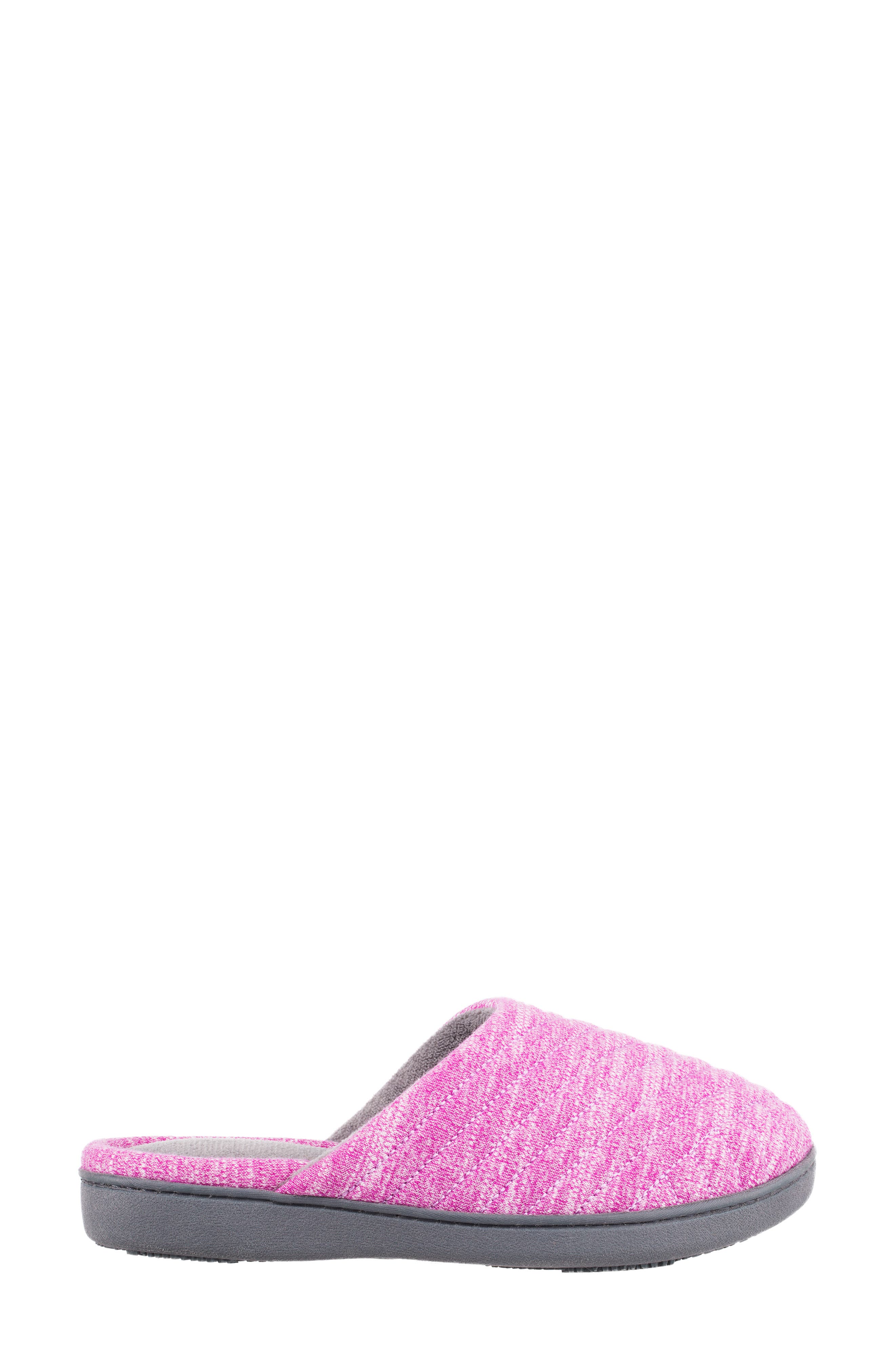 ISOTONER Andrea Space Knit Slipper, Alternate, color, Violet