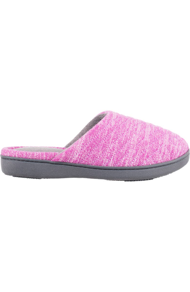 ISOTONER Andrea Space Knit Slipper, Alternate, color, Violet