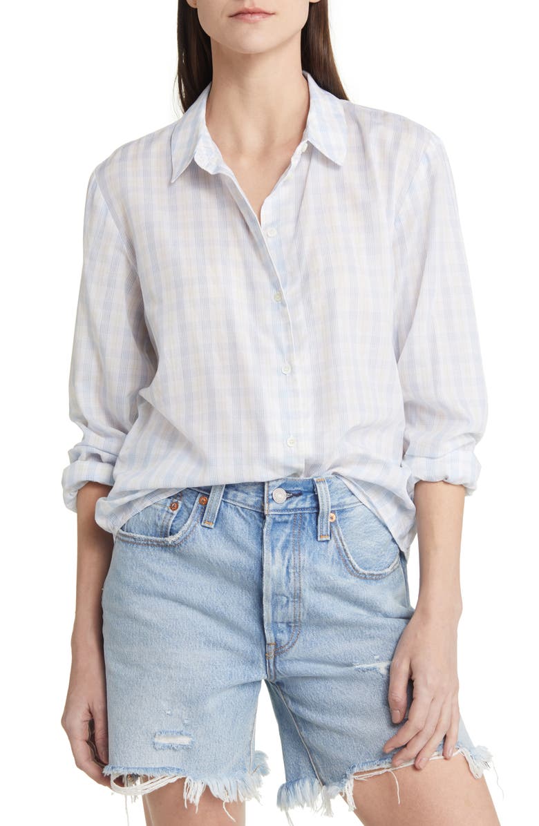 Treasure & Bond Stripe Button-Up Shirt, Main, color,