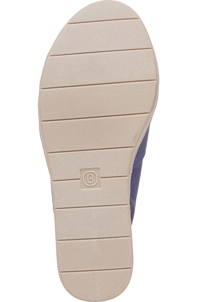 LifeStride Bell Slingback Wedge Sandal, Alternate, color, Blue Knit