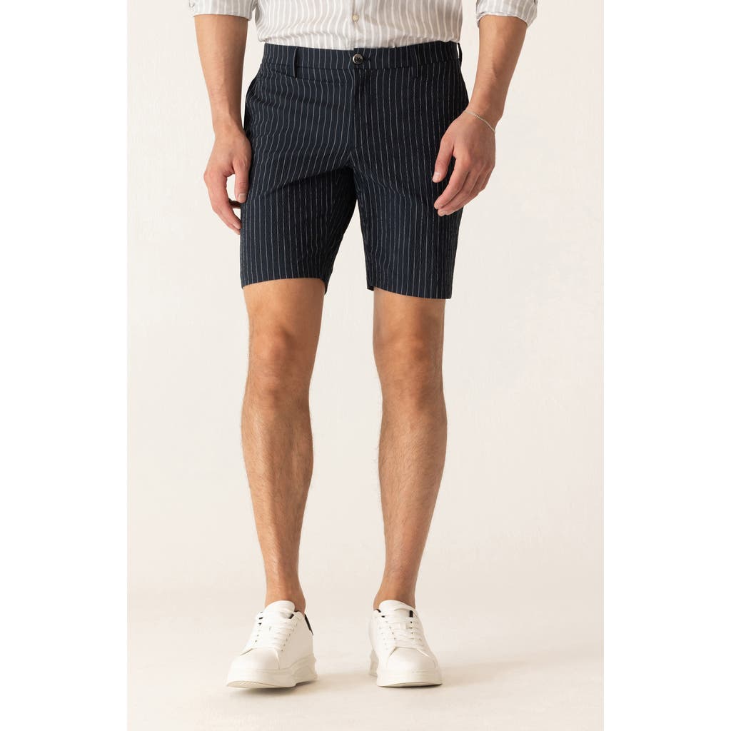 Deke Oasis Seersucker Bermuda Shorts In Multi