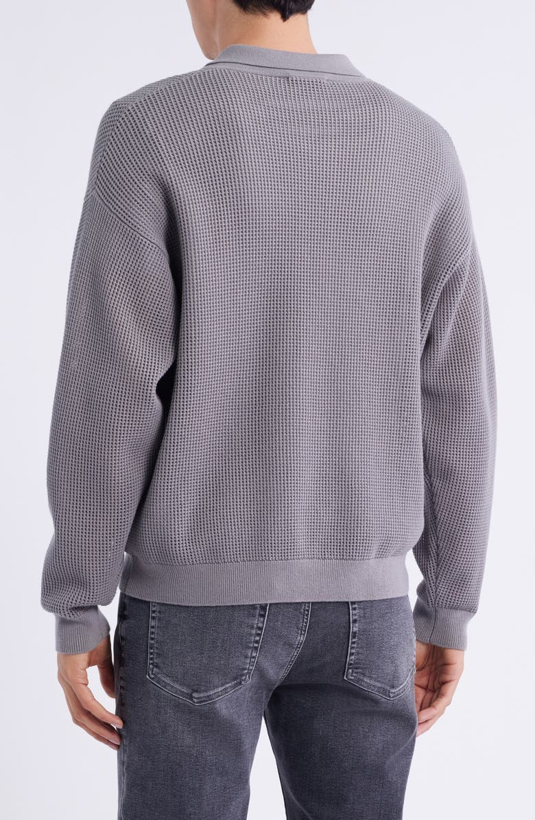 FRAME Open Stitch Cardigan, Alternate, color, Cloud Grey