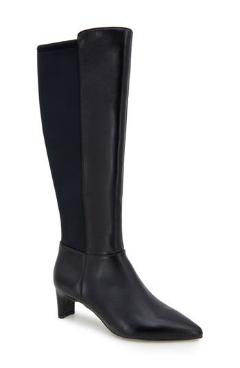 Reaction Kenneth Cole Berry Knee High Boot In Black