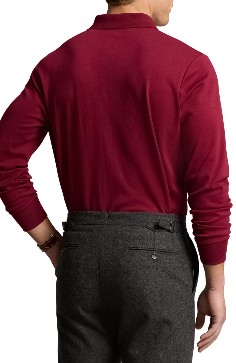 Polo Ralph Lauren Long Sleeve Cotton Jersey Polo, Alternate, color, 